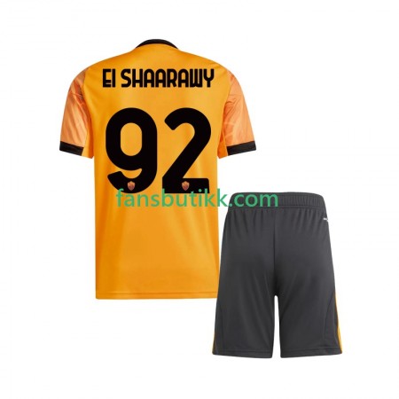 Fotballdrakt AS Roma Stephan El Shaarawy 92 Barn Bortetrøye 2025-2026 Kortermet